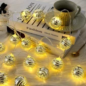 VIP PROFESYONEL GERÇEK AYNALI DİSKO TOPU IŞIK 4 METRE GÜN IŞIĞI LED IŞIK 220 VOLT EKLEMELİ MODEL thumbnail 6