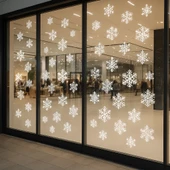 Yeni Yıl Kar Taneleri Sticker Seti - Kış Temalı Kar Taneleri thumbnail 2