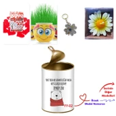 Kişiye Özel Yılbaşı Sürpriz Konservesi  Arkadaşa, Sevgiliye, Aileye Mini Hediye Kutusu - (100 Yeni Yıl Model) thumbnail 2