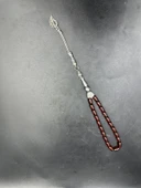 Ay Yılldız Alpaka Püskül  Ateş Kehribar Tespih Ahşap Kutu) thumbnail 2