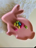 Primark Home Paskalya Easter Sevimli Pembe Tavşan Pink Rabbit Büyük Porselen Sunum Tabağı thumbnail 3