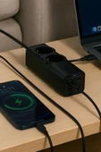 67w Hızlı Şarjlı Akıllı Çoklu Priz – 2000w Güç, 2 Usb-c + 2 Usb-a Çıkışlı, Telefon & Laptop Uyumlu thumbnail 4