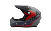 Raptor Kask KS05-c Onyx Full Face FreeRide Bisiklet Cross Motosiklet Kaskı L Beden Siyah Kırmızı thumbnail 1