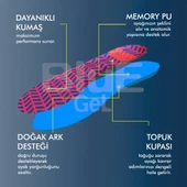 Active Team Darbe Emici Ark Desteği İş Ayakkabıları İçin Yumuşak Iç Tabanlık No: 36-40 thumbnail 3