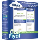 Biobaby Kuru ve Atopik Ciltler İçin Şampuan 300 ml + Krem 100 ml (Özel Fiyat Etiketli) thumbnail 8