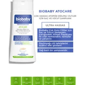 Biobaby Kuru ve Atopik Ciltler İçin Şampuan 300 ml + Krem 100 ml (Özel Fiyat Etiketli) thumbnail 2