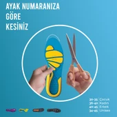 Active Team Gel Comfort Günlük Ayakkabılar İçin Kemer ve Metatarsal Destekli Ortopedik Jel Tabanlık No: 36-40 thumbnail 8