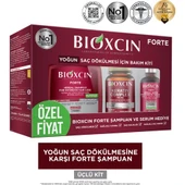 Bioxcin Forte Saç Bakım Kiti Yoğun Saç Dökülmesi İçin (300 ml Şampuan  50 ml Serum  Keratin Complex 60 Tablet) thumbnail 1