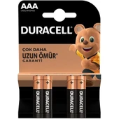 Duracell AAA 4lü İnce Kalem Pil thumbnail 1