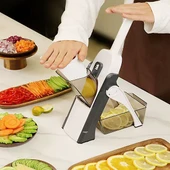 Çok Amaçlı Basmalı Sebze Dilimleyici Doğrayıcı Mandolin Brava Spring Slicer Kitchenmate (5314) thumbnail 5