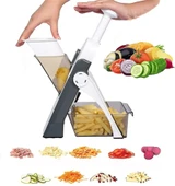Çok Amaçlı Basmalı Sebze Dilimleyici Doğrayıcı Mandolin Brava Spring Slicer Kitchenmate (5314) thumbnail 1