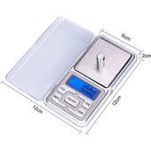 Dijital Hassas Elektronik Kuyumcu Cep Terazisi Tartı 200 gr / 0.01 gr (5314) thumbnail 3