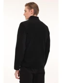 LUMBERJACK CHAD 7SN163 4PR SİYAH FERMUARLI CASUAL POLAR MONT SPOR CEKET thumbnail 3