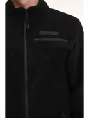 LUMBERJACK CHAD 7SN163 4PR SİYAH FERMUARLI CASUAL POLAR MONT SPOR CEKET thumbnail 5