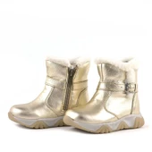 Rakerplus Deriden Parlak Altın Rengi Bebek ve Çocuk Bot thumbnail 3