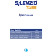 Silenzio Tuss Sıvı Takviye Edici Gıda 100 ml thumbnail 3