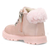 Rakerplus Pudra Pembe Fermuarlı Kız Bebek Bot Ayakkabı thumbnail 3