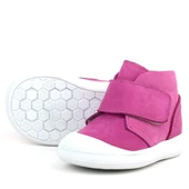 Rakerplus Yoohoo Hakiki Deri Pembe Beyaz Cırtlı Kız Bebek Bot thumbnail 6