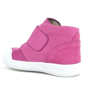 Rakerplus Yoohoo Hakiki Deri Pembe Beyaz Cırtlı Kız Bebek Bot thumbnail 4