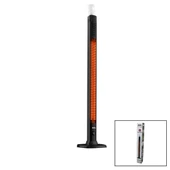 3IN1 KULLANIM=YER DİKEY - DUVAR YATAY - D.DİKEY İNFRARED ISITICI SOBA SLİM NEMLENDİRİCİ HAVA ÜNİTESİ - OPTİK TEKN.ALÜMİNYUM GÖVDE 1250W SFH-6918 (5314) thumbnail 2