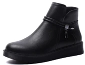 KUUM LONDON K1121001 Siyah Fermuarlı Kadın Bot thumbnail 2