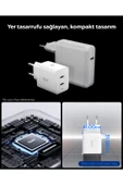 Spigen 47W USB-C 2 Port Mini Hızlı Şarj Aleti Samsung PPS 2.0 / GaN Destekli Akım Korumalı Type-C ACH08707 thumbnail 6