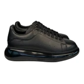 Kişiselleştirilebilir Kalın Ortopedik Tabanlı Mcquen Sneaker Spor Ayakkabı - Siyah thumbnail 4