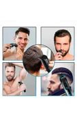 5in1 Fonksiyonlu Turbo Motorlu Saç Sakal Kesme Tıraş Makinesi Burun Kulak Ense Favori Tüm Vücut (5314) thumbnail 3