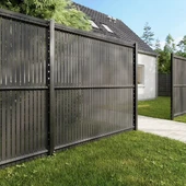 Bahçe Çiti İçin Özel Koruma Kapatma PVC Çit Kaplama 203x250 cm thumbnail 8