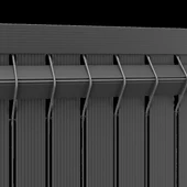 Bahçe Çiti İçin Özel Koruma Kapatma PVC Çit Kaplama 203x250 cm thumbnail 4