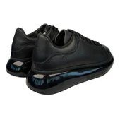 Kişiselleştirilebilir Kalın Ortopedik Tabanlı Mcquen Sneaker Spor Ayakkabı - Siyah thumbnail 3