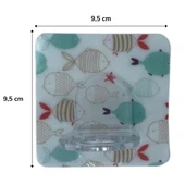 Süper Yapışkanlı Çok Amaçlı Cember Askı 2 Adet (5314) thumbnail 5