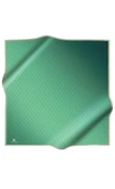 % 57 İPEK % 43 VİSKON Twill İpek Monogram Desenli Zümrüt Yeşili Renkli 90x90 Eşarp Dikim Şekli : El Dikişi thumbnail 2