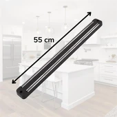 Mıknatıslı Paslanmaz Duvar Bıçak Askısı Standı 55 Cm Aparat (5314) thumbnail 5