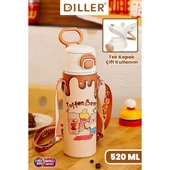 DILLER TOFFEE	BEAR FİGÜRLÜ 520 ML PASLANMAZ ÇELİK TERMOS thumbnail 2