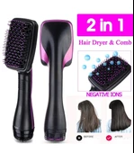 Elektrikli Hava Üflemeli 2 İn 1 Saç Düzleştirici Fön Tarağı thumbnail 2