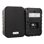 Magicvoice F-LHY4A 4" (10 CM) Hat Trafolu Duvar Tipi Sütun Hoparlör (10W RMS / 150W Peak - MP3 USB Uyumlu) Çiftli Takım Set - Siyah thumbnail 1