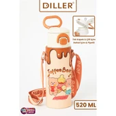 DILLER TOFFEE	BEAR FİGÜRLÜ 520 ML PASLANMAZ ÇELİK TERMOS thumbnail 1