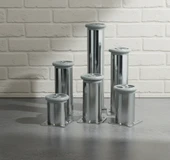 LUDIA 6 Farklı Ölçüde Metal Ayarlanabilir Tablalı Mobilya Ayağı (6cm,8cm,10cm,12cm,15cm,20cm) thumbnail 4