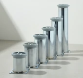 LUDIA 6 Farklı Ölçüde Metal Ayarlanabilir Tablalı Mobilya Ayağı (6cm,8cm,10cm,12cm,15cm,20cm) thumbnail 3