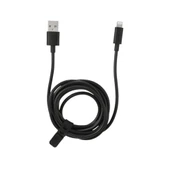 İphone Uyumlu Hızlı Şarj Ve Veri Kablosu 2m - Siyah thumbnail 3