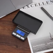 Lcd Ekran Elektronik Hesap Makineli Hassas Dijital Takı Altın Gram Ölçer Terazi (500g 0.1g) thumbnail 7