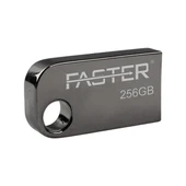 Faster 256 GB Mimi Serisi USB 3.0 Yüksek Hızlı Metal Flash Bellek thumbnail 3