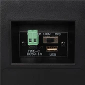 Magicvoice F-LHY4A 4" (10 CM) Hat Trafolu Duvar Tipi Sütun Hoparlör (10W RMS / 150W Peak - MP3 USB Uyumlu) Çiftli Takım Set - Siyah thumbnail 4