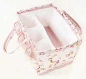 Baby Kullanımı Kolay Desenli Taşınabilir Bakım Çantası (pembe) thumbnail 2