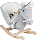 TommyBaby Egitici Peluş Sallanan At Ahsap Sallanan At UNİCORN thumbnail 5