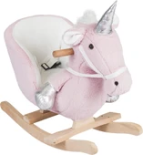 TommyBaby Egitici Peluş Sallanan At Ahsap Sallanan At UNİCORN thumbnail 1