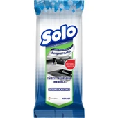 Solo Banyo ve Mutfak Kirece Karşı Etkili Yüzey Temizleme Mendili Deterjan Katkılı 40 Ade x 12 Pakett thumbnail 2