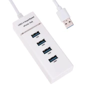 Çok Amaçlı 4 Port Girişli Güçlü Usb 3.0 Port Çoklayıcı Adaptör Switch Splitter Hub 1.2m Kablo thumbnail 4