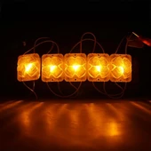 Powermaster PM-14715 12 Volt 2 Watt Sarı Yanıp Sönen Çakar 4333-3030 Modül Led 43X33x28mm thumbnail 2